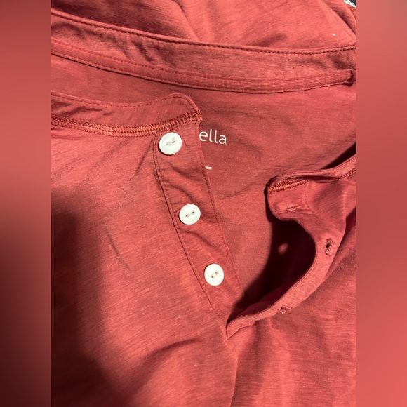 Zella Long Sleeve Soft Henley shirt w/ 3/4 buttons- size l - Picture 6 of 10